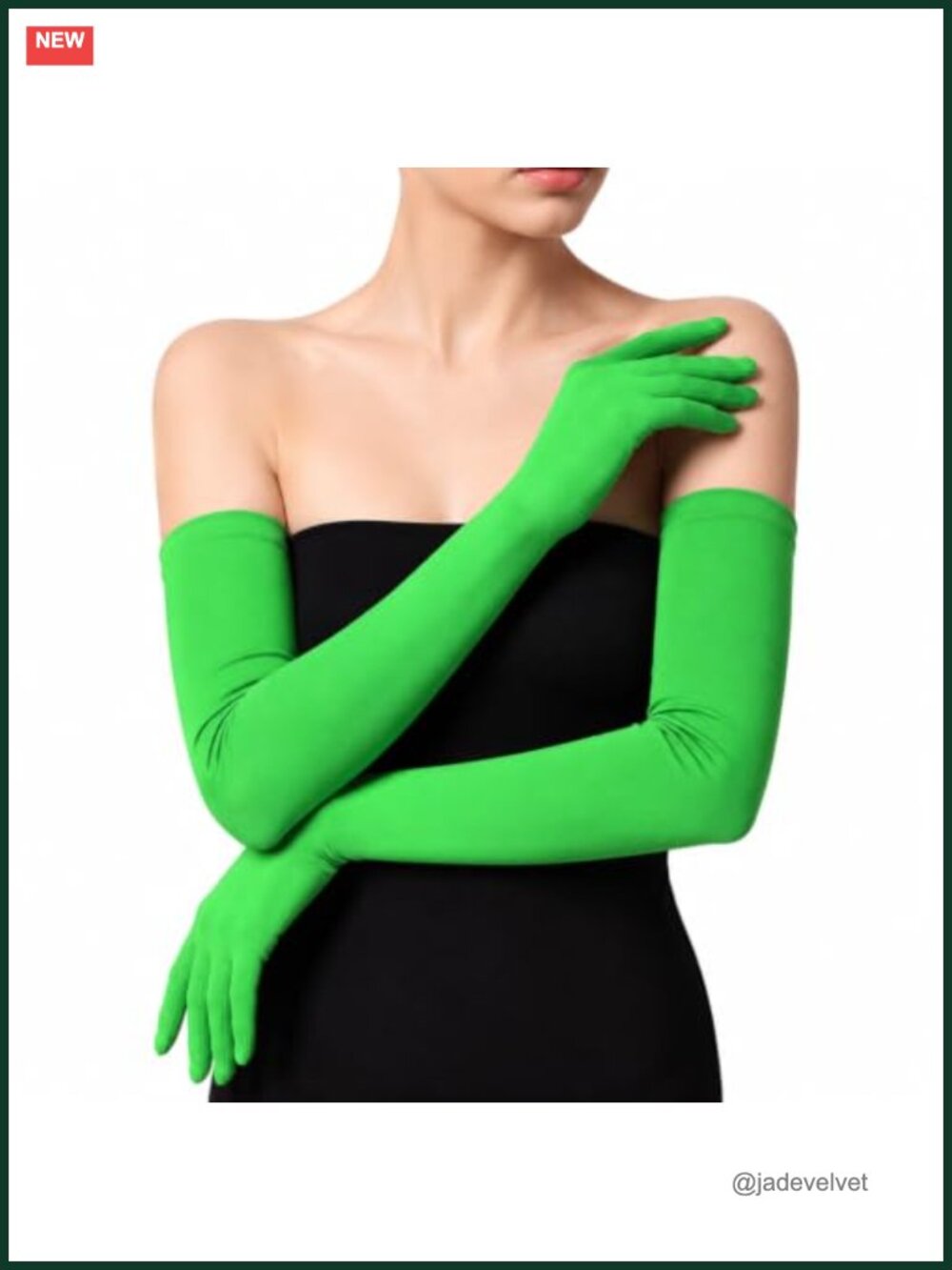 Elbow Length Opera Gloves Stretch Matte Formal Costume Gloves